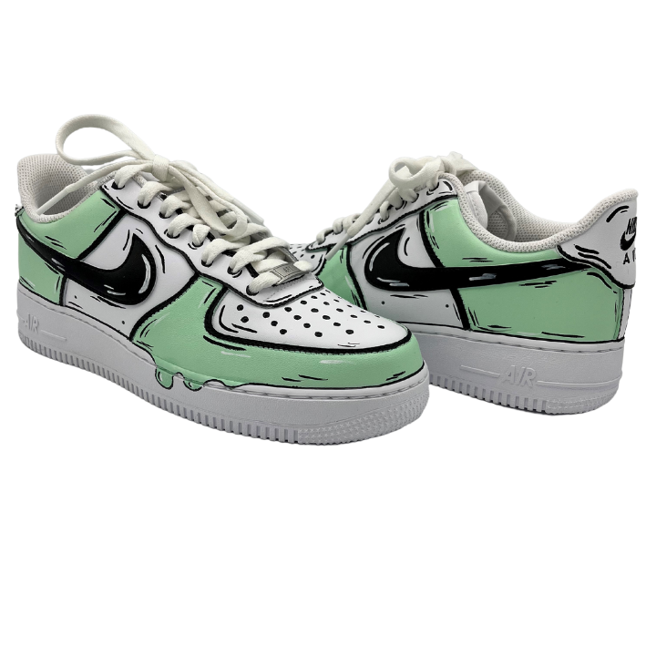 Custom AF1 'Cartoon Mint'