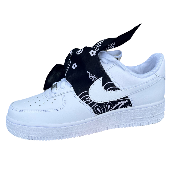 Custom AF1 'Bandana Schwarz'