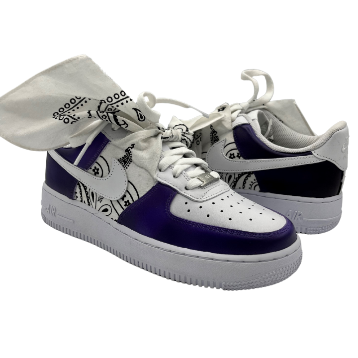 Custom AF1 'Fire Kickz Bandana'