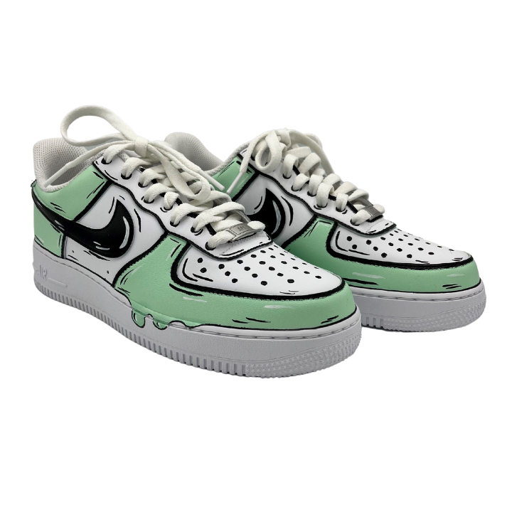 Custom AF1 'Cartoon Mint'