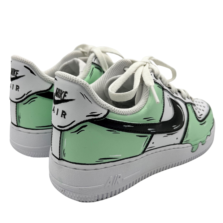 Custom AF1 'Cartoon Mint'