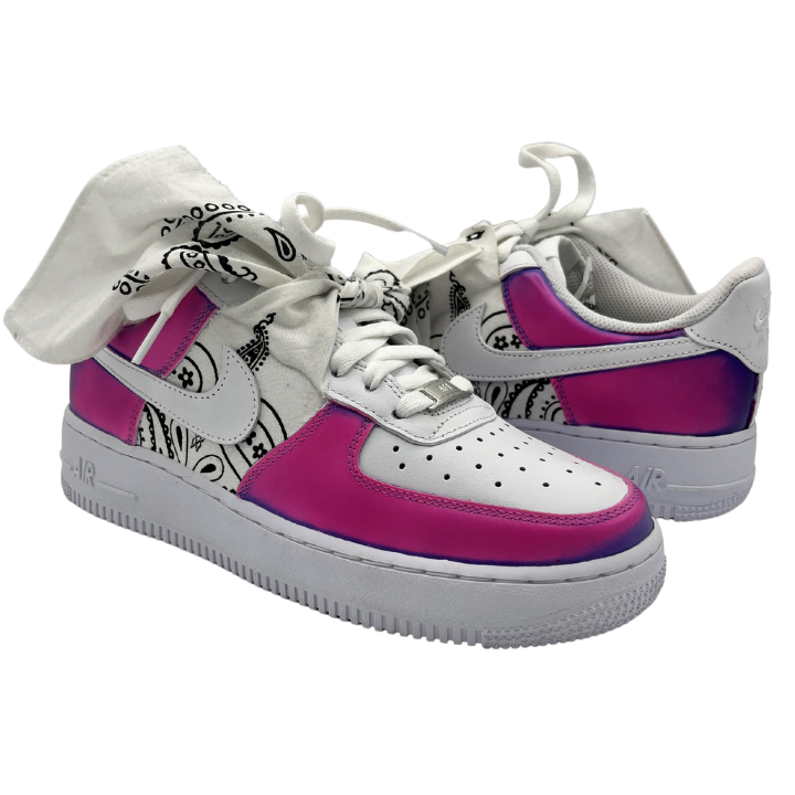 Custom AF1 'Fire Kickz Bandana'