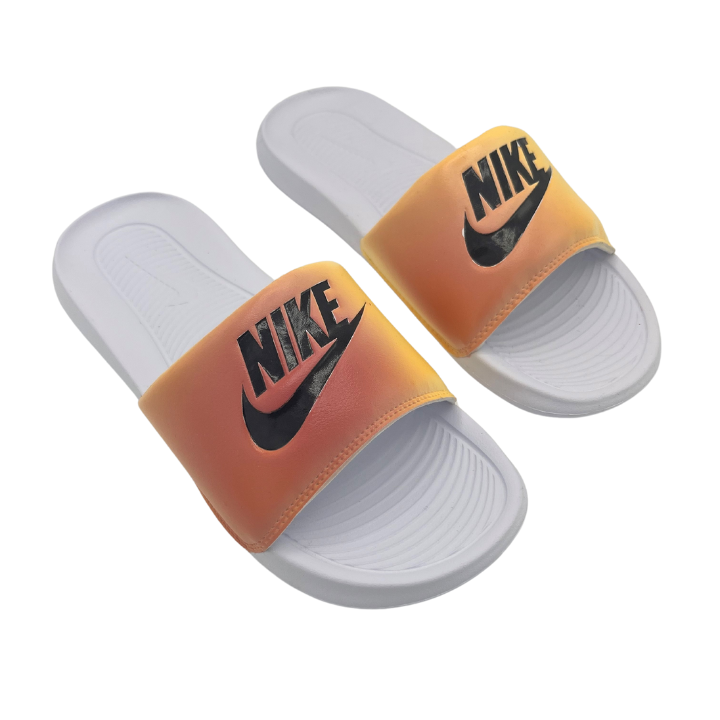 Custom Sun Slides 'Gelb zu Dunkel Rot'