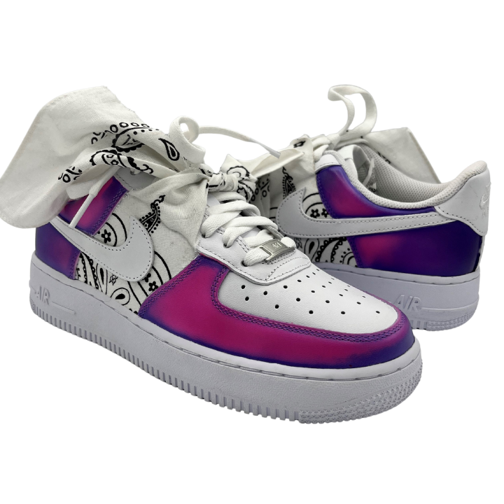 Custom AF1 'Fire Kickz Bandana'