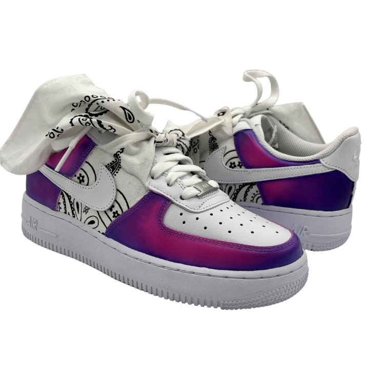Custom AF1 'Fire Kickz Bandana'