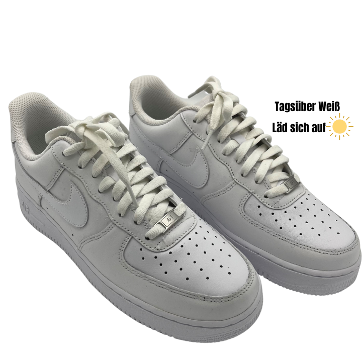 Custom AF1 'Glow Weiß'