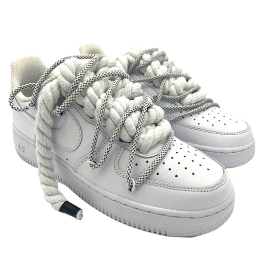 Custom AF1 'Big Laces - Reflective'