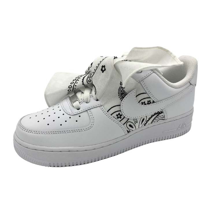 Custom AF1 'Bandana Weiß'