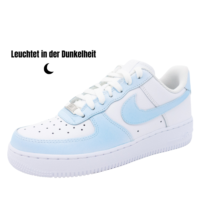 Custom AF1 'Glow Kickz - Blue to Green'