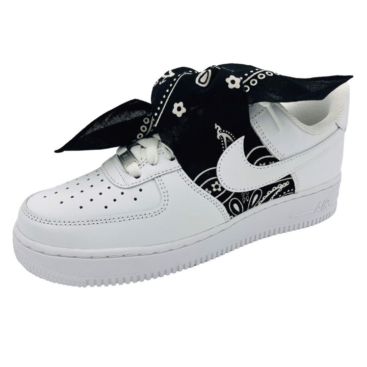 Custom AF1 'Bandana Schwarz'