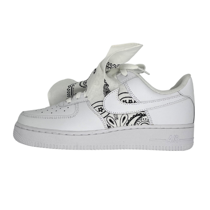 Custom AF1 'Bandana Weiß'