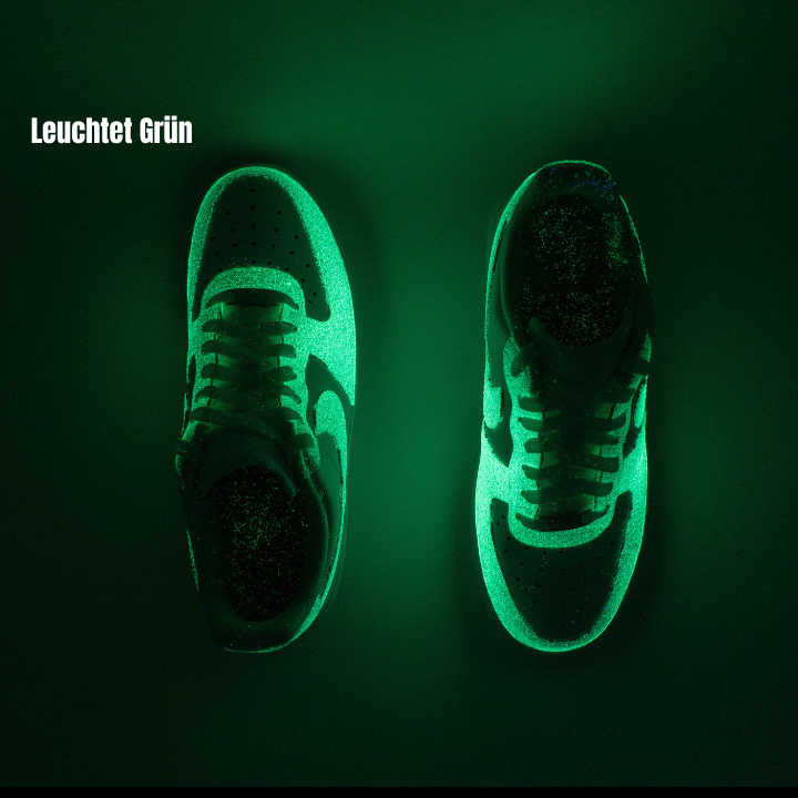 Custom AF1 'Glow Kickz - Blue to Green'