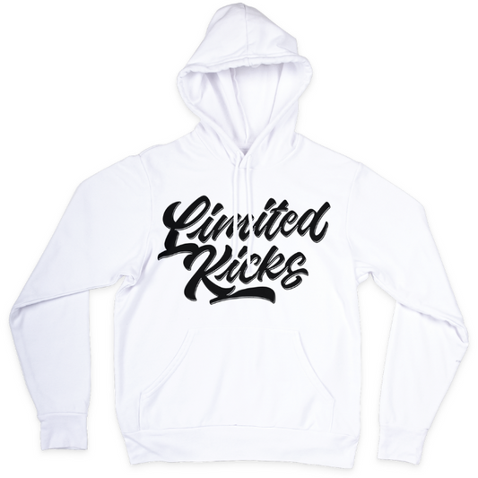 Hoodie Weiß Schriftzug
