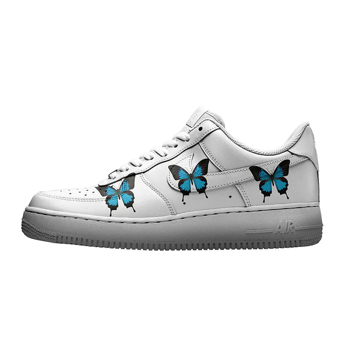 Custom AF1 'Butterfly Blue'