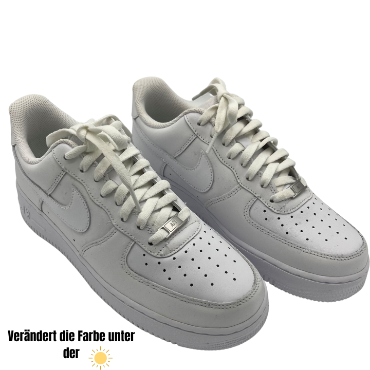 Custom AF1 'Sunkickz ' WHITE to BLUE+PURPLE