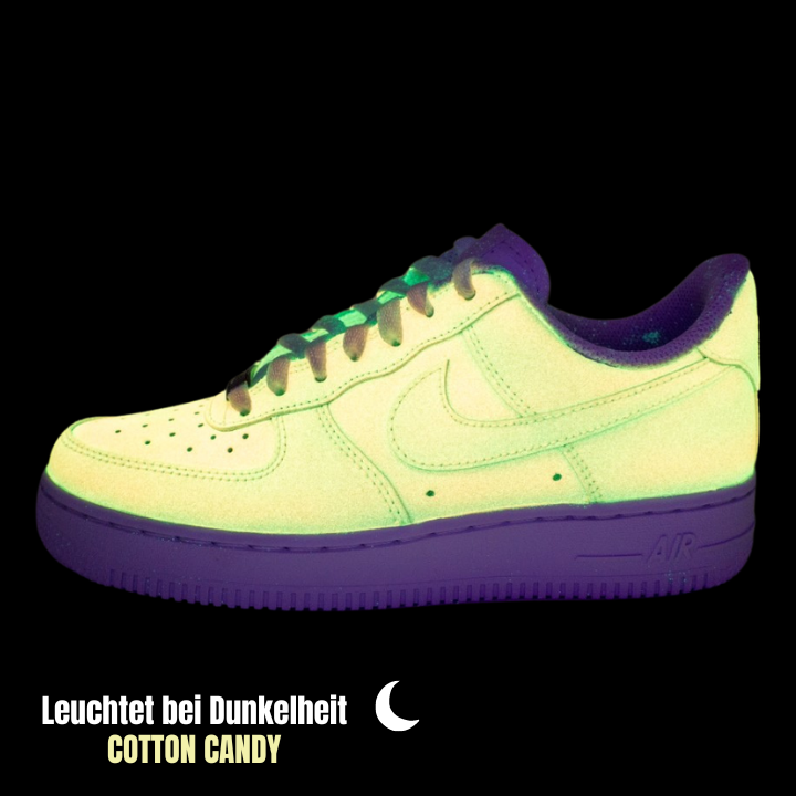 Custom AF1 'GLOW PINK to CANDY'